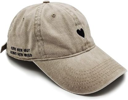 Picture of Atticus Poetry Hat, Embroidered Brushed Cotton Women’s Baseball Hat Unisex Fit, Adjustable One Size