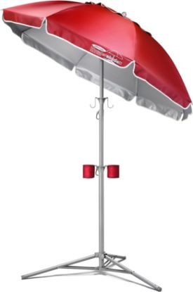 Picture of 1Wondershade Portable Sun Shade Umbrella, Lightweight Adjustable Instant Sun Protection - Red